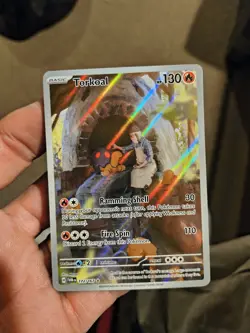 Pokemon TCG Torkoal 172/167 Scarlet & Violet Twilight Masquerade Holo Card - Image 5