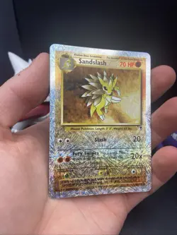 Pokemon TCG Sandslash Reverse Holo Card 62/110 Legendary Collection - Image 3