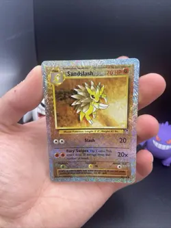 Pokemon TCG Sandslash Reverse Holo Card 62/110 Legendary Collection - Image 4