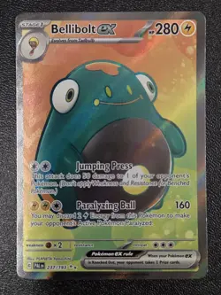 Pokemon TCG Bellibolt EX Paldea Evolved Ultra Rare Card 237/193 Mint Condition - Image 1