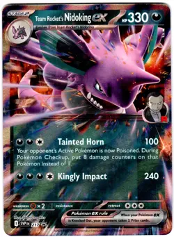 Team Rocket's Nidoking ex - Holo Promo SV: Scarlet & Violet Promo Cards 217 NM - Image 1