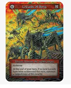 Sorcery: Contested Realm Locusts of Illyria Unique Regular NM (GT) - Image 1