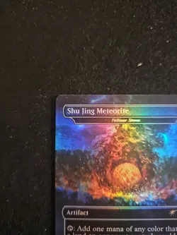 🌟 Shu Jing Meteorite Fellwar Stone RAINBOW 🌈 FOIL MTG Avatar Secret Lair 🌟 - Image 2