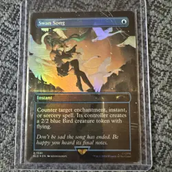 Swan Song (1591) (Rainbow Foil) Secret Lair Drop Foil English - Image 1
