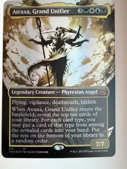 Atraxa Grand Unifier Phyrexia: All Will Be One Magic: The Gathering #316 Foil - Image 1