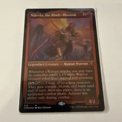 Slightly Played, English - 1 x MTG Najeela, the Blade-Blossom - Foil Etched Comm - Image 1