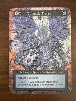 Ultimate Horror Non-Foil Beta Unique Sorcery Contested Realm NM - Image 1