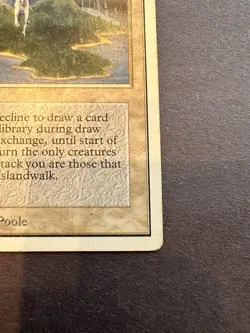 Magic: The Gathering Unlimited - Island Sanctuary Moderately Played - Image 2