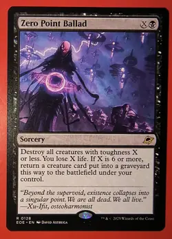 MTG, MAGIC: EDGE OF ETERNITIES. * ZERO POINT BALLAD * #0128 RARE REGULAR - Image 1
