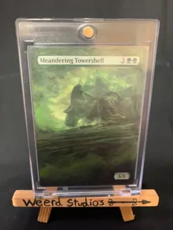 Mtg Meandering Towershell hand painted alter art extension charity auction - Image 1
