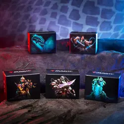 Set of 5 MTG Tarkir: Dragonstorm Commander Deck Boxes - Collectible, Precon - Image 1