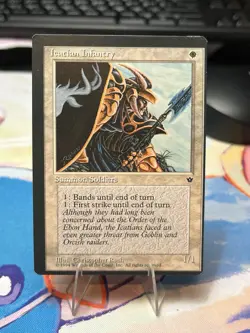 Icatian Infantry (Rush) Fallen Empires Regular Miscut Error / Off Center - Image 1