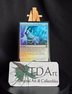 INTERDIMENSIONAL WEB WATCH ~ NM ~ MTG Magic- 0165 SPM Marvel Spider-Man FOIL - Image 1
