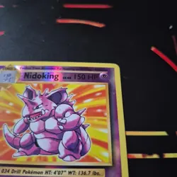 Pokemon Nidoking TCG Evolutions 45/108 Reverse Holo Holo Rare - Image 5