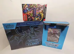 Pokemon Card Phantasmal Flames ETB + Bundle & JP High-Class Intereon Vmax Bundle - Image 1