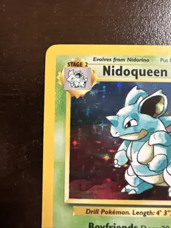 Pokemon TCG Nidoqueen Jungle 7/64 Holo Unlimited Holo Rare - Image 2