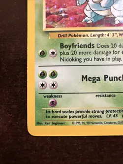 Pokemon TCG Nidoqueen Jungle 7/64 Holo Unlimited Holo Rare - Image 5