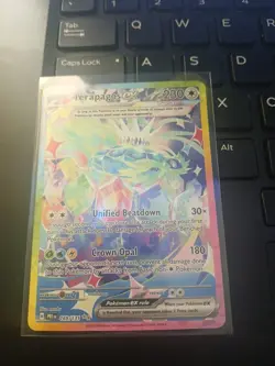 Pokemon TCG Terapagos EX 169/131 Prismatic Evolutions Mint Condition - Image 1
