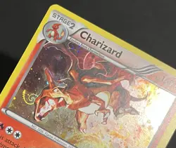 Charizard - 19/113 - SWIRL Cosmos Holo Rare - Legendary Treasures - Pokemon Card - Image 3