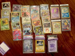 Pokemon Card Lot - Base Set, Jungle, Fossil PSA 10 - Image 2