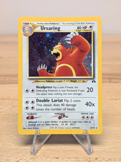 2001 Ursaring Holofoil Rare Neo Discovery 15/75 Wotc Vtg Bear LP+ - Image 1