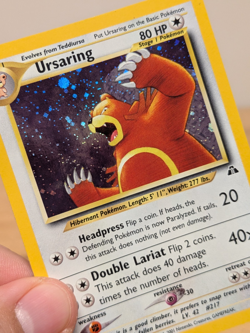 2001 Ursaring Holofoil Rare Neo Discovery 15/75 Wotc Vtg Bear LP+ - Image 2