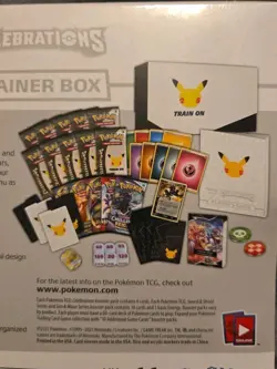 2021 Pokemon 25th Anniversary Celebrations Elite Trainer Box. Case Included. - Image 4