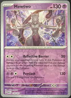 Mewtwo 150/165 Sv: Scarlet & Violet 151 Reverse Holo - Pokemon Card - Image 1