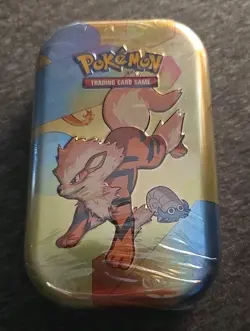 Pokemon TCG: Scarlet & Violet 151 Mini Tin- Arcanine And Omanyte Factory Sealed - Image 1