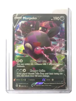 Pokemon TCG Morpeko V Sword & Shield: Brilliant Stars 095/172 Holo Ultra Rare - Image 1