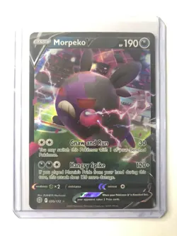 Pokemon TCG Morpeko V Sword & Shield: Brilliant Stars 095/172 Holo Ultra Rare - Image 2