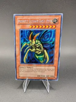 Perfectly Ultimate Great Moth TSC-001 Promo Prismatic Secret Rare LP Sacred Card - Image 1