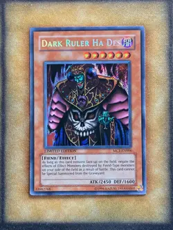 Yugioh Dark Ruler Ha Des MC1-EN006 Secret Rare Limited Edition NM - Image 1