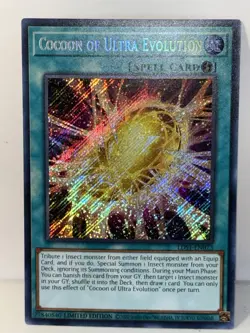 Cocoon Of Ultra Evolution LDS1-EN073 Secret Rare 1st Edition NM Yugioh TCG - Image 1