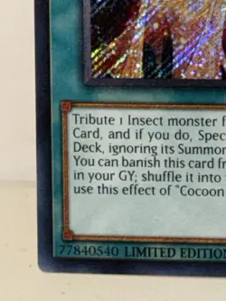 Cocoon Of Ultra Evolution LDS1-EN073 Secret Rare 1st Edition NM Yugioh TCG - Image 5