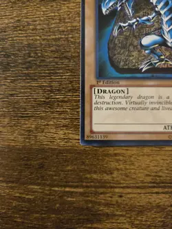 Blue-Eyes White Dragon - SDBE-EN001 - 1st Edition - Lightly Played - Image 4