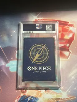 Japanese One Piece A Fist of Divine Speed Gear Two OP11-080 Alternate Art PSA 10 - Image 2