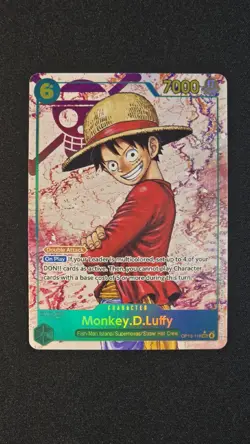 Monkey.D.Luffy SEC Alt Art OP13-118 M OPTCG One Piece Carrying On His Will - Image 1