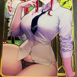 Goddess Story Gold METAL Card - Serial Number #118/200! Makima **READ** - Image 3