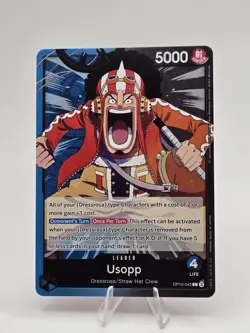 One Piece Usopp OP10-042 Royal Blood Leader Card - Image 1
