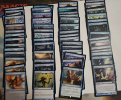 🔥 MTG Blue Lot EX/NM - 80+ Cards - Alphabetized Magic Collection - Image 1