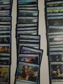 🔥 MTG Blue Lot EX/NM - 80+ Cards - Alphabetized Magic Collection - Image 3