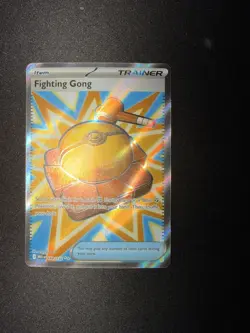 Pokemon TCG Fighting Gong Trainer Card 168/132 Mega Evolution Mint Condition - Image 1