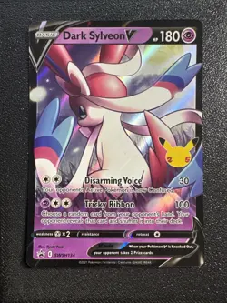 Dark Sylveon V SWSH134 SWSH: Sword & Shield Promo Cards Holo NM - Image 1