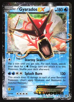 Shiny Gyarados EX - XY106 - Ultra Rare - XY Black Star Promo - Pokemon Card - Image 1