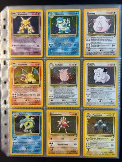 100% Complete Base Set 2 130/130 Vintage Master Pokemon Cards HOLO Charizard - Image 2