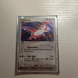 Pokemon Latias EX Dragon TCG Holo Card 93/97 EX Dragon Rare - Image 1