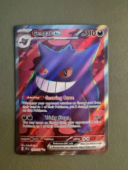 Pokemon TCG Gengar EX Temporal Forces Ultra Rare Card 193/162 NM - Image 1