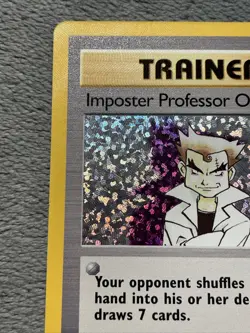 Imposter Professor Oak 73/102 Rare texture Holo Pokemon Card Celebrations - Image 5