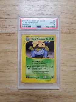 Pokemon PSA 9 MINT 2003 Dark Venusaur Best of Game Promo Card - Image 1